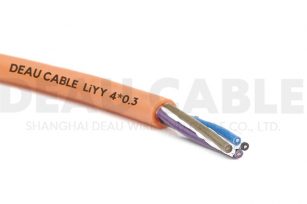 欧标柔性数据电缆 LIYY  2-7芯0.3mm2